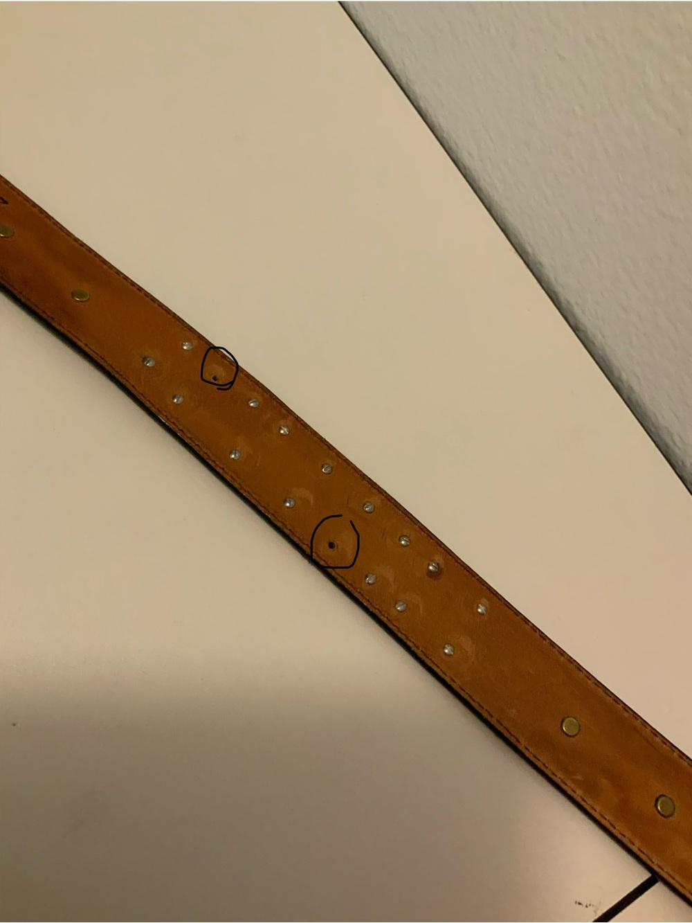 Tony Lama Leather Belt with Personalized Sandy Name & Turquoise/Sliver Buckle - Picture 6 of 7